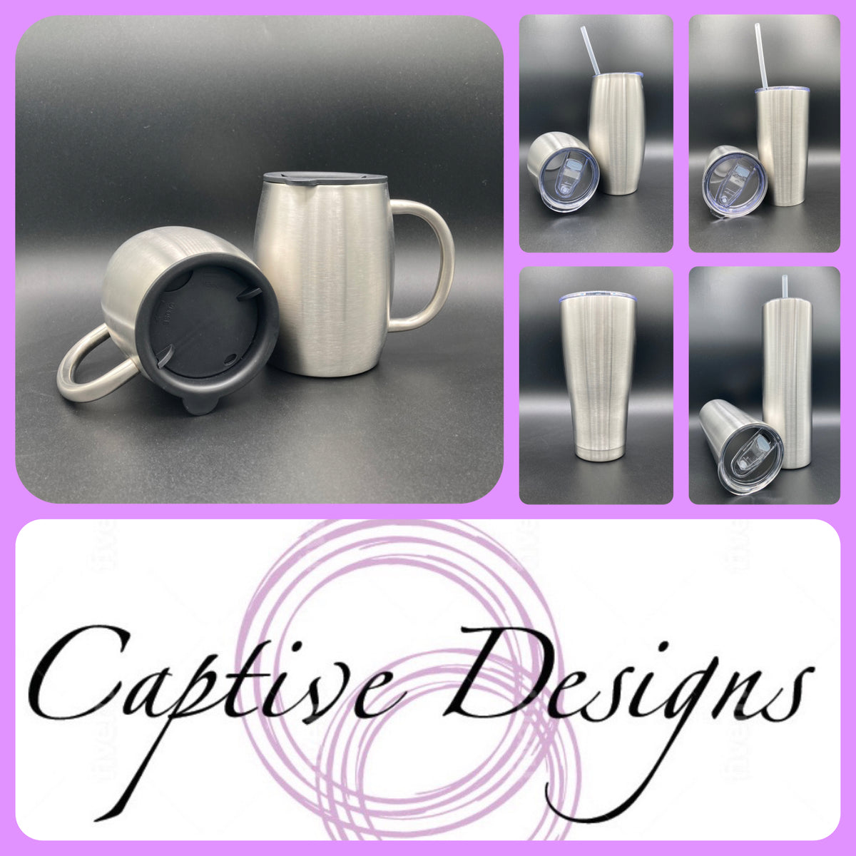 Pre Sanded Drinkware Captive Designs Blanks