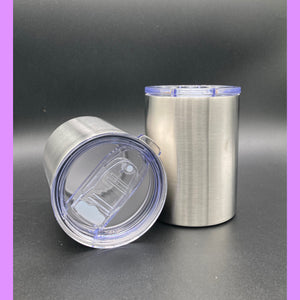 10oz Straight/Seamless Stainless Steel Pre Sanded Lowballs