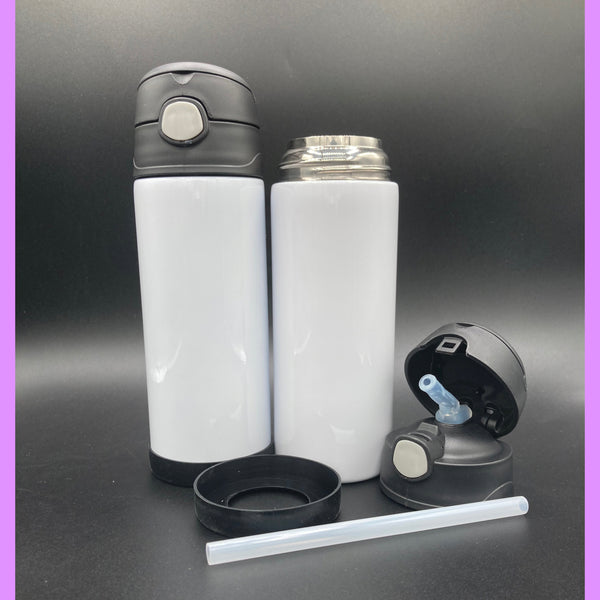 12oz Skinny/Straight Sublimation Solid Water Bottle