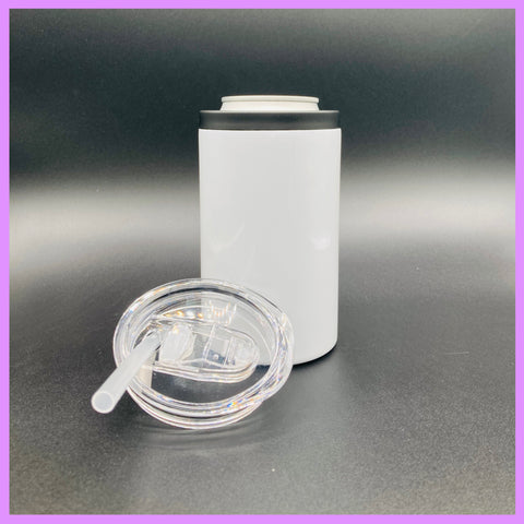 12oz Straight/Seamless Sublimation Can Koozie + Tumbler