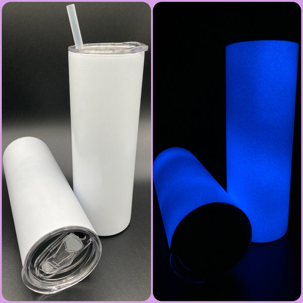 20oz Skinny/Straight Glow Sublimation Tumbler