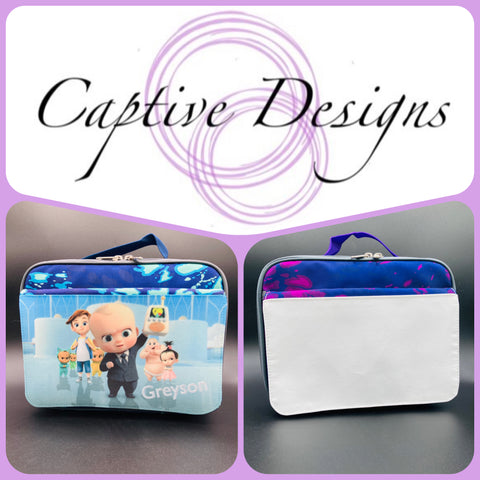 Captive Designs Sublimation Insulated Lunch Bag