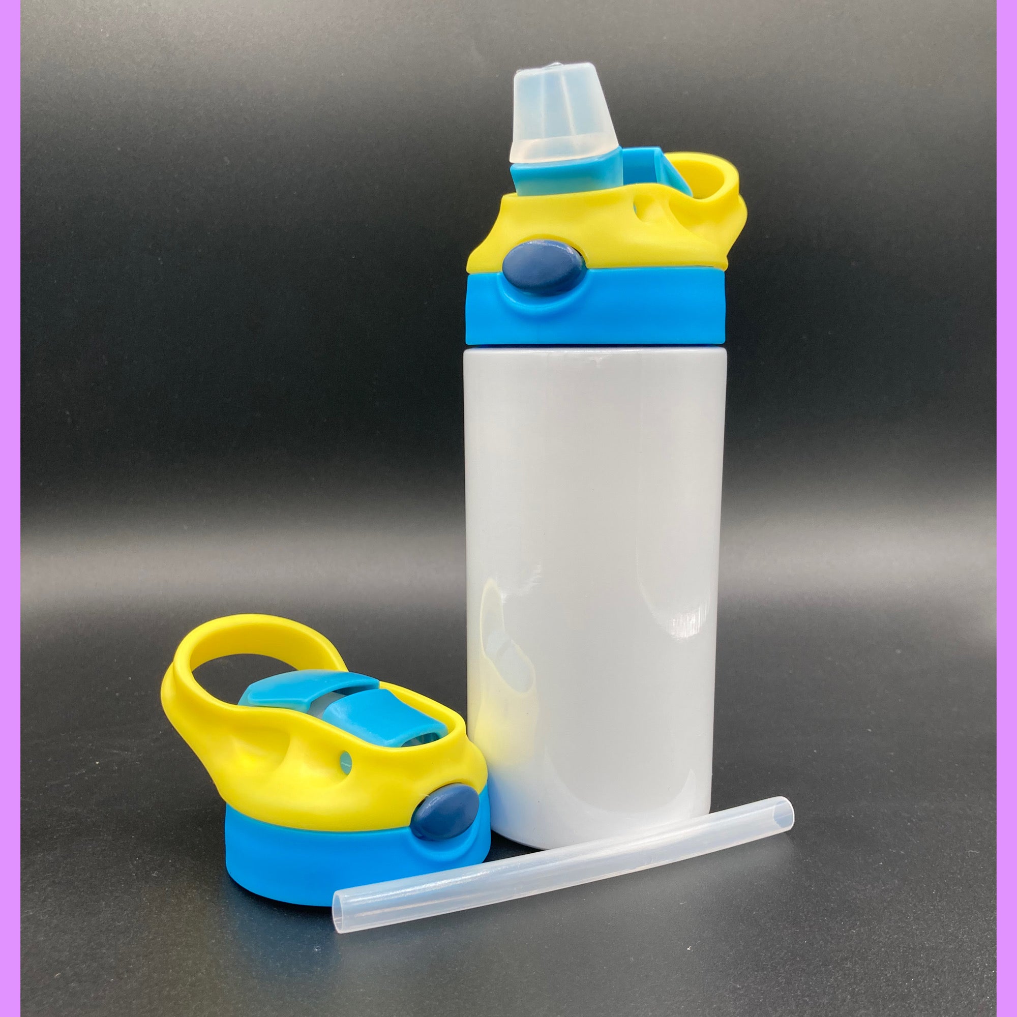 12oz Skinny/Straight Sublimation Two-Toned Tumbler